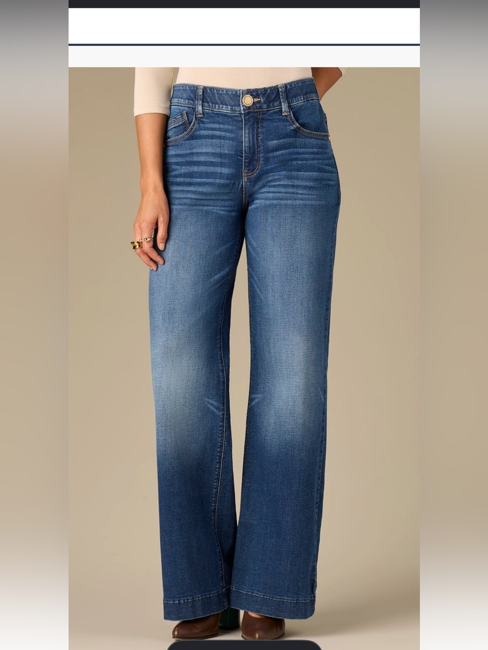 SAM. Women's High-Rise Dark Blue Stretch Jeans
